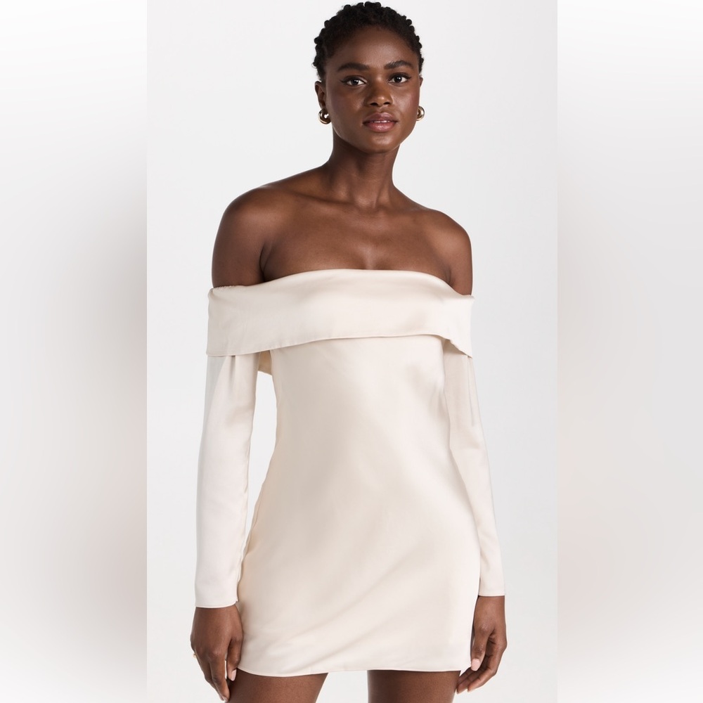 REFORMATION MAVES SATIN DRESS--NWT--SIZE XL